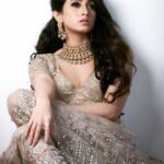Harshika Poonacha Instagram - No BEAUTY shines brighter than that of a good HEART ♥️♥️♥️ . . . . . All put together ♥️♥️♥️ PC @photographer_ajay Wearing @label_divya_samal MUH @lakshmi_shetty_makeover