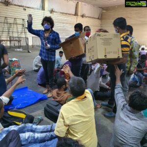 Harshika Poonacha Instagram - Day 3 at Palace Grounds😇
Requirement for Migrants :
1) Packed food 
2) Water Bottles
3) Fruit juice packets
4) Toothbrush,Toothpaste,Soap (Small)
5) Wetwipes
6) Sanitary napkins
7) Masks
8) Sanitizers 
9) Snacks for kids (Biscuits and Chocolates)
10) Sweaters & Blankets
Let’s do our bit ❤️❤️❤️