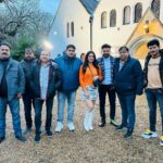 Harshika Poonacha Instagram - To New Beginnings in the Newyear 🥳 Started shooting for my next Bhojpuri movie in London called #SanamMereHumRaaz on the first day of the year produced by the biggest production of Bhojpuri Industry @yashifilms.official @abhaysinha181 sir , Directed by #Bunty ji ,DOP @Mahesh ji and starring the young sensation of Bhojpuri @ritesh_pandey_official ji and @harshikapoonachaofficial ♥️ With the biggest distributor producer @prashantnishant ji, #sanjaysinha ji #gudduji #krishna ji in frame 🤗 . . . . PS : It’s a blessing to start a new film on jan 1st, Hope to work the full year and Need all your love and blessings ♥️🙏 #happynewyear #2022 #love #all London, United Kingdom