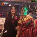 Harshika Poonacha Instagram - ಬಾಳ ಬಂಗಾರ ನೀನು ❤❤❤ I have no clue how many times I've performed for this song, #BharathiAmma is such an inspiration. She is a beautiful and graceful actress and it was a huge honor to dance with her. Thanks amma for being such a sweetheart and dancing with me 😘🥰 PC : @sangeethagururaj 😘 Follow me on @helo_kannadaofficial @helo_indiaofficial for my latest updates . JETLAG