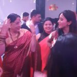 Harshika Poonacha Instagram - Dancing with the Diva ❤❤❤ The ever graceful legendary superstar #BharathiAmma 😘😘😘