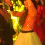 Harshika Poonacha Instagram - @ipritamofficial da's concert at Darshan and Likita's Sangeet ❤❤❤ Dancing my heart out wearing this beautiful @hatioralabel 😘 ITC GARDENIA, Bangalore