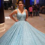 Harshika Poonacha Instagram - Living up my #Cinderella dreams ❤❤❤ Anybody got my shoes? JW Marriott Hotel Bengaluru