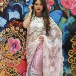Harshika Poonacha Instagram – On the occasion of the International Womens Day , it was a huge honor to be a part of the women safety programme organized by the @blrcitypolice called the RING OF WOMEN SAFETY and the SURAKSHA CHAKRA AWARDS 🙏

Wearing this beautiful beautiful saree by @nadira.couture 💝💖💞 1 MG – Lido Mall