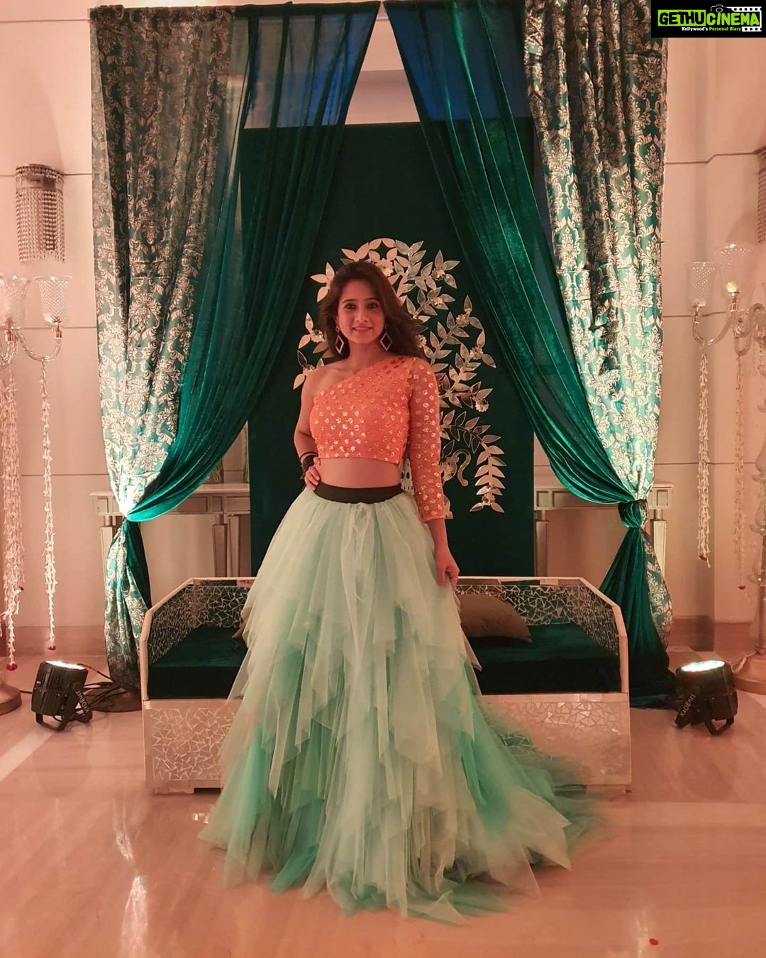 Harshika Poonacha Instagram - Life is too short to dress up boring β€β€β€ #princess πΈ feels π Thanks to my sweetheart @aaditishenoy for clicking such lovely pics πππ Wearing this gorgeous @hatioralabel β€ #Darshanlikhitasangeet ITC Gardenia, Bengaluru
