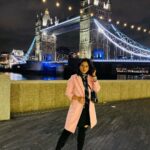 Harshika Poonacha Instagram - London here I come ♥️♥️♥️ I wanted to make sure my first pic from here is gonna be at my favourite place and not the airport 🙈, So here I’m at my #towerbridge ♥️ Let’s bring in the Newyears with love,joy and laughter🥰 2022 we are ready to welcome you ♥️ #Touchdown #London London, United Kingdom