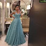 Harshika Poonacha Instagram - Gorgeous who ? Thankyou @aparna_s_design_studio for making me look just like Elsa ❤❤❤ JW Marriott Hotel Bengaluru