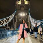 Harshika Poonacha Instagram - London here I come ♥️♥️♥️ I wanted to make sure my first pic from here is gonna be at my favourite place and not the airport 🙈, So here I’m at my #towerbridge ♥️ Let’s bring in the Newyears with love,joy and laughter🥰 2022 we are ready to welcome you ♥️ #Touchdown #London London, United Kingdom