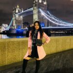 Harshika Poonacha Instagram - London here I come ♥️♥️♥️ I wanted to make sure my first pic from here is gonna be at my favourite place and not the airport 🙈, So here I’m at my #towerbridge ♥️ Let’s bring in the Newyears with love,joy and laughter🥰 2022 we are ready to welcome you ♥️ #Touchdown #London London, United Kingdom
