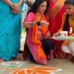 Harshika Poonacha Instagram – My art in #Chikkaballapura 🌷🌷🌷 Chikkaballapur – ಚಿಕ್ಕಬಳ್ಳಾಪುರ