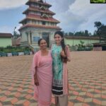 Harshika Poonacha Instagram - Happiness is to see my mom smile ❤❤❤ We finished our last ritual for dad at Bhagamandala Talakaveri and the transformation of my mom from wearing white saree for almost 51days to colorful saree today was the biggest relief to me . I would get depressed seeing her white everyday and night. But with due respect to the rituals and love for my dad, we have completed them giving our 100%,Thanks to my family for being there for us,Pappa I know will be happy to see us all together for you. Missed you a lot today. I know you are in a happy place and God is keeping you happy ❤❤❤ With lots of love, Your loving daughter and wife. Love you pappa😘 Tala Kaveri - Birth place of river Kaveri
