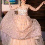 Harshika Poonacha Instagram - Shine onnnnnn 💖💝💞 . . . . PC @nitheshnaidu Styling @chandangowda_official Jewellery @beaded_treasures_jewelry Outfit @@sowmya.p.gowda Three Dots and a Dash - JP Nagar
