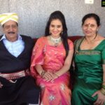 Harshika Poonacha Instagram – ನನ್ನ ಪುಟ್ಟ ಸಂಸಾರ ನಮ್ಮ ಕೊಡವ ಶೈಲಿಯ ಉಡುಪಿನಲ್ಲಿ 🥰
