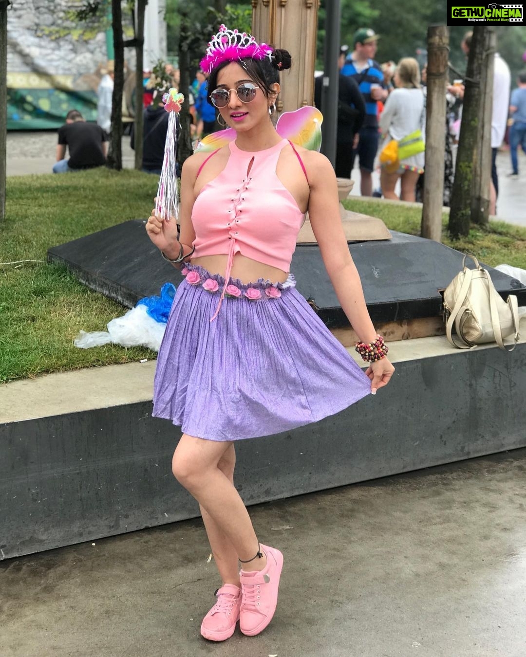Harshika Poonacha Instagram - All hail to the Butterfly Queen ššš Day 3 @tomorrowland This is the last day here, Iām gonna miss you #tomorrowland ššš Tomorrowland