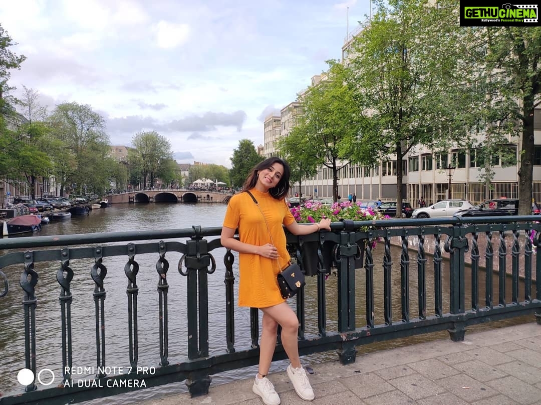 Harshika Poonacha Instagram - Adios Amigos Amsterdam ❤❤❤ Thank you for being so kind to me ❤ I love you and I love this Europe trip 😍🥰😘 Taking off to NammaBengaluru 🥰 Chaooooooo🖐 Amsterdam, Netherlands