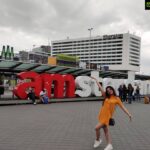 Harshika Poonacha Instagram - My signature pose at the last stop of my beautiful holiday ❤❤❤ @iamsterdam it is 🥰❤ #amsterdam Amsterdam, Netherlands