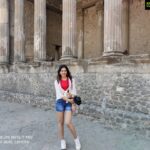 Harshika Poonacha Instagram - Pickaboo #pompeii 💕❤😍 Ruins of Pompeii, Italia