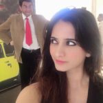 Harshika Poonacha Instagram - Look whose stalking me 😂😂😂 #waxstatue #mrbean Phoenix Marketcity - Pune