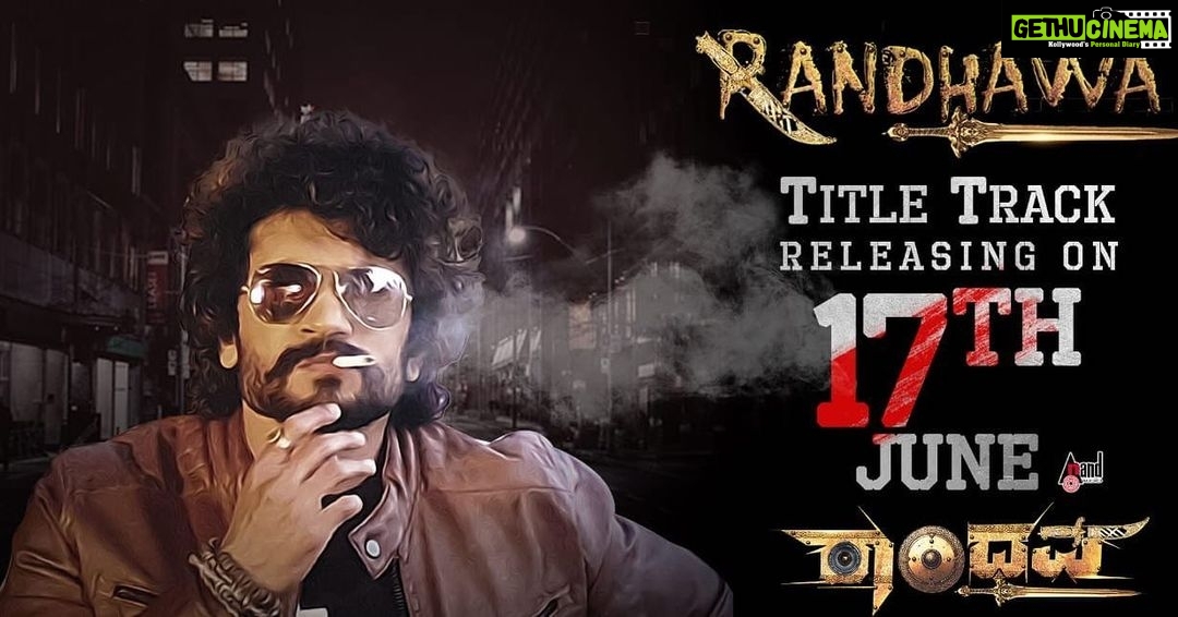 Harshika Poonacha Instagram - The #RANDHAWA countdown begins πππ #randhawatitletrack releasing today at 5.45pm and I will be coming LIVE on Instagram and facebook at 5.45pm π Stay tuned π Randhawa is ready to Roarrrrrrrrrπππ Bangaolre