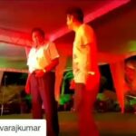 Harshika Poonacha Instagram - So lovely ❤️❤️❤️ I posted this video coz I love these two gentlemen and I wanna keep seeing them on my timeline 🤗 Miss u ambi uncle 😇 #shivanna #rebelstarambareesh Karnataka
