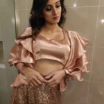 Harshika Poonacha Instagram – My most innovative and incredible photoshoot❤️❤️❤️
These pictures got viral before I shared them on my social media 🥰 
I can’t get more happier 🤩
Here’s finally presenting to you my set and I love you guys 🙏 Thankyou 💗

Wearing @nick.roshan 
Hair and makeup @roominachanu 
Event curated by @chittara_kannada The Lalit Ashok Bangalore