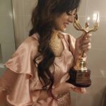 Harshika Poonacha Instagram - So humbled and honoured to receive the Readers Choice Best Actress Award at #chittarastarawards 🙏 Will promise to work harder and keep entertaining my fans 🤗 This award has given me wings to fly higher 😍 Thankyou so very much @chittara_kannada and to all my fans for encouraging my work 🙏 I'm truly blessed 😇 The Lalit Ashok Bangalore