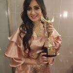 Harshika Poonacha Instagram - So humbled and honoured to receive the Readers Choice Best Actress Award at #chittarastarawards 🙏 Will promise to work harder and keep entertaining my fans 🤗 This award has given me wings to fly higher 😍 Thankyou so very much @chittara_kannada and to all my fans for encouraging my work 🙏 I'm truly blessed 😇 The Lalit Ashok Bangalore