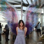 Harshika Poonacha Instagram - Flying #atthetop #burjkhalifa 💗💗💗 My winggame at the world's tallest building 🥰 I told you I can fly 🙈 @burjkhalifa @dubai Photo credit : @anto.abra Dubai, United Arab Emirates