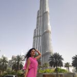 Harshika Poonacha Instagram - Hello @dubai 💗 My @indiapoco photoshoot at the great @burjkhalifa 🤩 Photo credit : @justsarvesh Dubai, United Arab Emirates