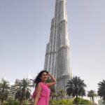 Harshika Poonacha Instagram - Hello @dubai 💗 My @indiapoco photoshoot at the great @burjkhalifa 🤩 Photo credit : @justsarvesh Dubai, United Arab Emirates