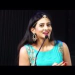 Harshika Poonacha Instagram - ❤️❤️❤️ My first Tamil speech 🙈 My look was inspired by #Jasmine from #aladdin #unkadhalirunthal