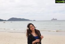 Harshika Poonacha Instagram - When iam kissed by the sun , loved by the water and touched by the sand i know iam in heaven. #beachlove ❤️❤️❤️ Phi Phi Island