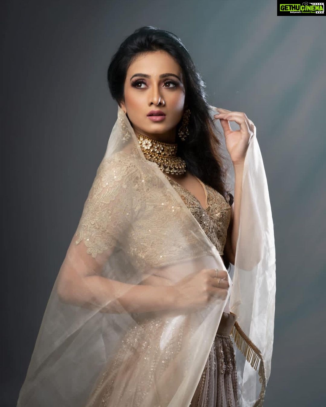 Harshika Poonacha Instagram - No BEAUTY shines brighter than that of a good HEART ♥️♥️♥️ . . . . . All put together ♥️♥️♥️ PC @photographer_ajay Wearing @label_divya_samal MUH @lakshmi_shetty_makeover