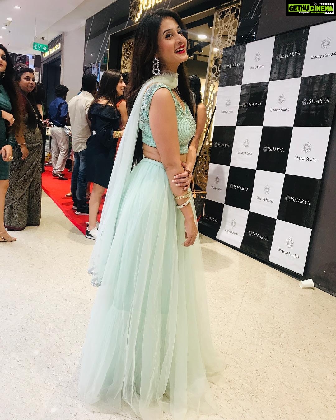 Harshika Poonacha Instagram - Inaugurated a brand new luxury gold plated jewelry store @isharya at @pmcbangalore Loved the collections at @isharya and I’m sure you all will love them too, So do hit the store today ❤️❤️❤️ Thnq @bbenindia for making me the chiefguest fr this lovely event. Always love wearing my favourite @saldanha_label creation, Everytime you set the bar high darling ❤️ Jewelry by @isharya Today’s thought : Happy girls are the prettiest ❤️❤️❤️ Phoenix Marketcity Bangalore