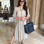 Harshika Poonacha Instagram – Sunday Vibes ❤️❤️❤️
Wearing super cool @hermes dress 
Shades @prada 
Bag and Watch @michaelkors 
Shoes @brian_atwood 
Styled by @krithikachittyana
Ha ha ha… So I got 3 queries on my lipstick,
It’s  #MAC #flatoutfabulous 😘
Just go have funnnn❤️