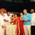 Harshika Poonacha Instagram – At the inauguration of the prestigious #DasaraFilmFestival with Our Honourable #CMofKarnataka  #HDKumaraswamy sir  and Our Honourable ministers @drjaimala_ramachandra amma #GTDevegowda sir 🙏🙏🙏
Wearing the beautiful @jayanthiballal  saree ❤️❤️❤️
Hair and makeup @roominachanu 
Jewelry @sriganeshjewellers 
Pic credit @rathin09 
#mysore #dasara #filmfestival #harshika #harshikapoonacha #happiness #positivevibes #life #love #actress #smilingqueen #queen ❤️❤️❤️