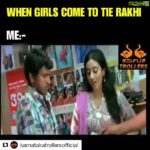 Harshika Poonacha Instagram - Ha ha ha...That’s a funny meme🤗🤗🤗 This scene from #jackie for #rakshabandhan #powerstar #appu #puneethrajkumar #harshika #harshikapoonacha #brother #sister #Repost @karnatakatrollersofficial with @get_repost ・・・ 😅😅😅 #rakshabandhana #rakshabandhan #raakhi