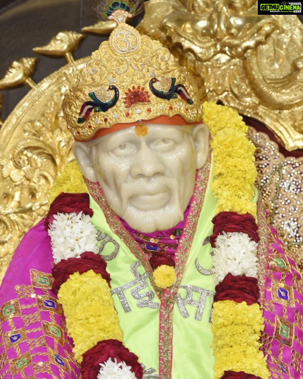 Harshika Poonacha Instagram - Om Sai Ram 🙏🙏🙏
