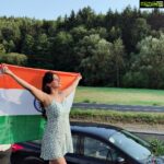 Harshika Poonacha Instagram - Many asked me why I did not show our INDIAN FLAG at the Tomorrowland !!! I had ofcourse carried our Pride(Indian flag) with me,But on the Day 1, When I saw people stamping on their country flags,Letting their flag touch the ground,I decided not to carry my flag there! I want our FLAG to fly as high as possible as it’s OUR INDIAN NATIONAL FLAG,OUR INDIAN PRIDE. Spotted a Location in Germany to fly my FLAG high JAI HIND Thankyou for the 200K FOLLOWERS LOVE ❤️❤️❤️ #PROUDINDIAN Waldbrunn, Bayern, Germany