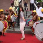Harshika Poonacha Instagram – Dance in my blood ❤️❤️❤️
#dollukunitha #SpinNelamangala 
#indianmusic #indianculture #karnataka #karnatakafolkdance #richculture #lovefordance #kannada #kannadanaadu #sirikannada