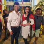 Harshika Poonacha Instagram – One Recall with the legend @sonunigamofficial sir after our song reached 15 Million views on youtube 🥰
Sir it was an honor to have worked with you 🙏