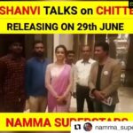 Harshika Poonacha Instagram - Thankyou somuch @shanvisri ❤️❤️ Very very sweet of you 😘😘😘 #Repost @namma_superstars with @get_repost ・・・ #Gorgeous #shanvisrivastava Talks on #CHITTE movie @harshikapoonachaofficial @harshikapoonachafans @yashassuryafans @yashassurya @harshikapoonacha @malavallil #NammaSuperstars