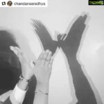 Harshika Poonacha Instagram - Our #Chitte designer comes up with a super creative #chittechallenge Way to go girl 😘 #Repost @chandanaaradhya with @get_repost ・・・ @harshikapoonachaofficial #chittechallenge #balckandwhite #shadow #butterfly