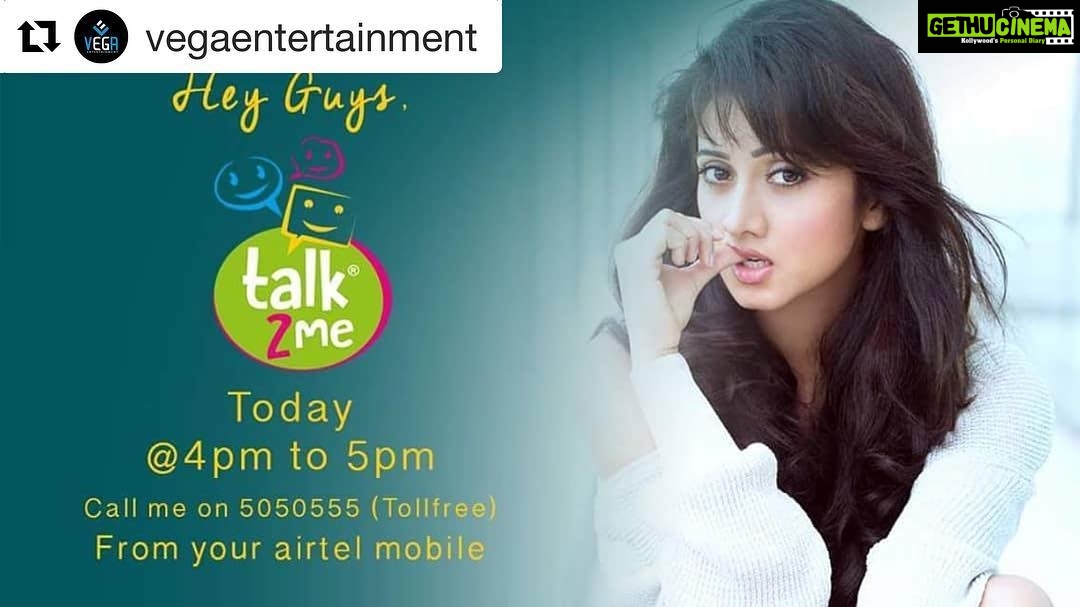 Harshika Poonacha Instagram - Call me at 5050555(TollFree) today at 4pm❤️❤️❤️ Let’s talk #Repost @vegaentertainment with @get_repost ・・・ Talk To #HarshikaPoonacha Today at 4 to 5 PM From Your #Airtel Numbers !! Call 5050555 to Get The #Talk2Me Subscription & Talk to your Favourite Star. @harshikapoonachaofficial #Harshika #Poonacha #Vega #Entertainment #VegaEntertainment