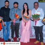 Harshika Poonacha Instagram - Thnq for supporting my upcoming project #CHITTE ❤️❤️❤️ All of you are so so awesome 🙏 Big thnx to @sandalwood.adda #Repost @sandalwood.adda with @get_repost ・・・ Chitte Movie Audio Launch 😍 Follow👉@sandalwood.adda @sandalwood.adda Follow👉@kiriktrolls_official @kiriktrolls_official For More Updates. #sandalwoodadda