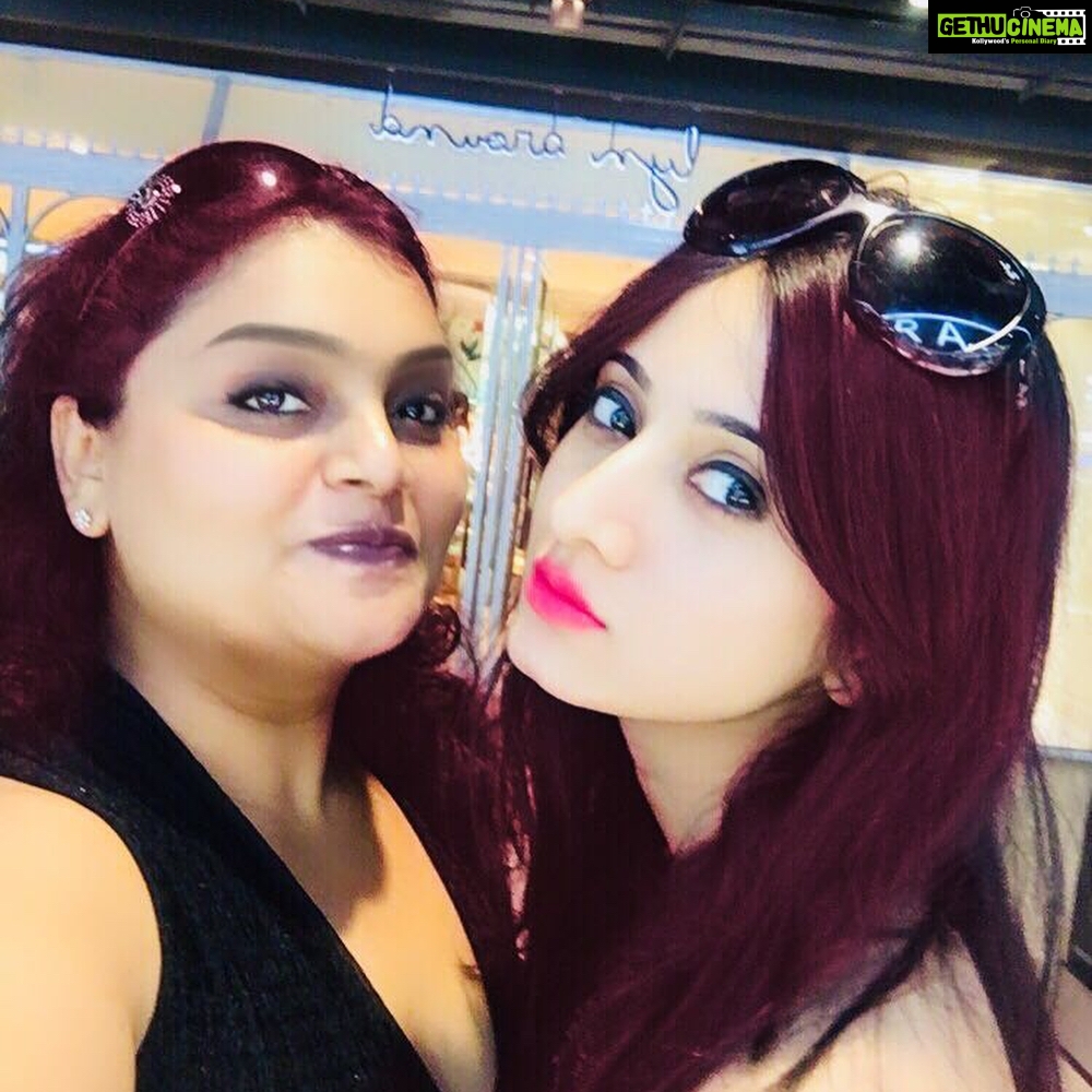 Harshika Poonacha Instagram - That’s how we SWAG ❤️❤️❤️ With my swag partner @sangeethagururaj