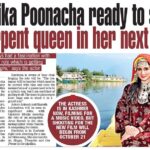 Harshika Poonacha Instagram - “KaalaNaagini” 🐍 Announcement about my next on @timesofindia @bangalore_times ♥️♥️♥️ Thankyou @vinay.vinaylokesh for this lovely article ♥️ KaalaNagini will be my first Fictional Periodical film, Need all your love and blessings ♥️♥️♥️ Srinagar, Jammu and Kashmir