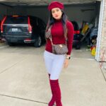 Harshika Poonacha Instagram – Why FIT IN ? When you are born to STAND OUT ♥️♥️♥️
.
.
.
.
.
PS : I love hats and boots 💕💕💕
That’s my new thing 🥰
#usa #diaries Michigan, USA