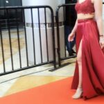 Harshika Poonacha Instagram – When people tripped on my dress a trillion times 🙈🙈🙈
I still made it to the stage 🤣🥰
#SIIMA #siimaonreels @siimawards