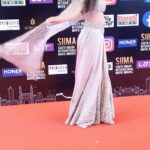 Harshika Poonacha Instagram - Red carpet masti @siimawards ♥️♥️♥️ #siimaonreels #siima